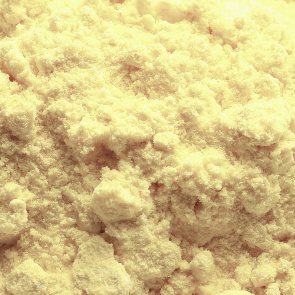 A picture of probiotic powder from yeast fermentation, a source of natural probiotics for dogs